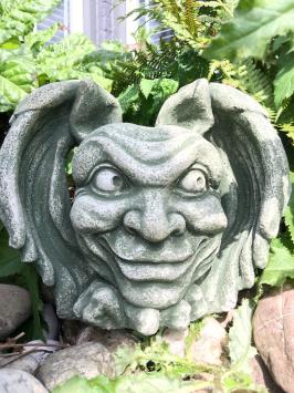 Der Teufel- Gargoyle- Wanddekoration -  mittelalterliche Figur